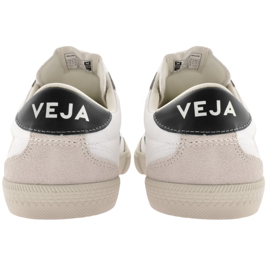 Veja White Canvas Volley Sneakers